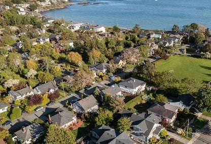 Oak Bay aerial view